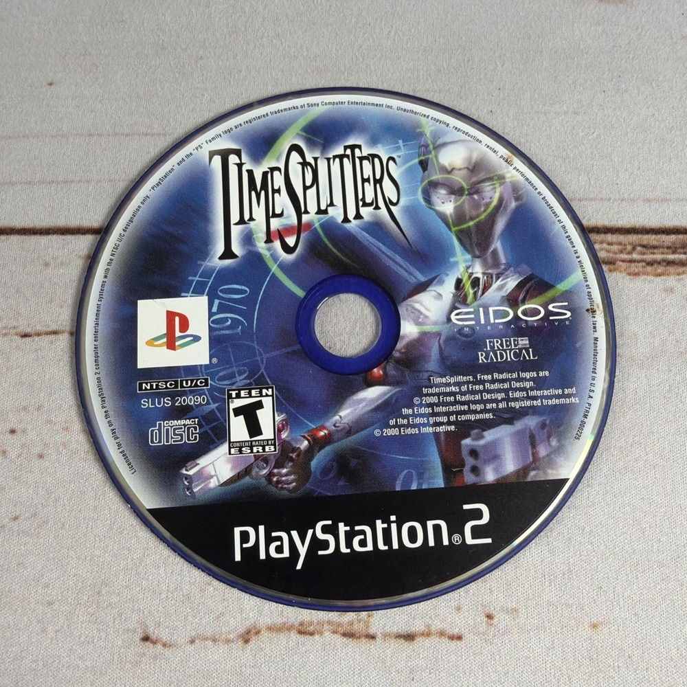 TimeSplitters PS2 Disc Only Tested PlayStation 2 Game Resurfaced